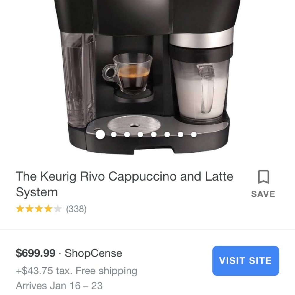 Keurig expresso late cappuccino maker